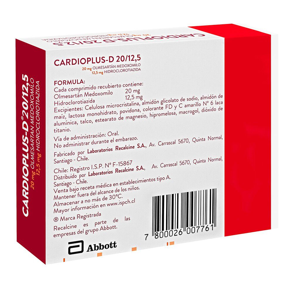 Cardioplus-D-(20-/-12,5-mg)-40-Comprimidos-imagen-2